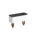 Worktable planter box - white