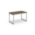 Otto benching solution dining table - silver frame