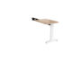 TR10 single return desk 800mm x 600mm - white frame