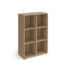 Universal cube storage unit 1295mm high with 6 open boxes and glides