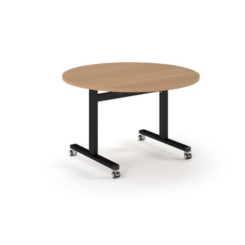 Pro Flip Circular Table 1200 Diameter, Black Frame